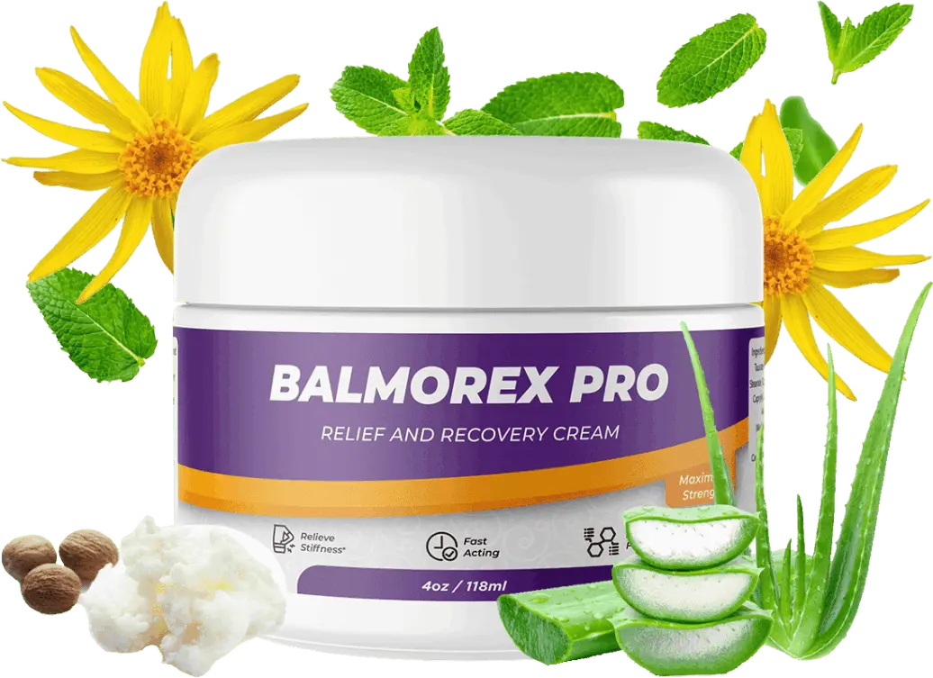 Balmorex Pro jar, natural topical cream for joint and muscle pain